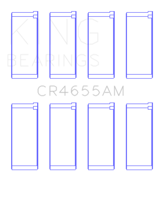 King Engine Bearings Hyundai G4Ed/G4Ae/G4Ek/G4Fk (Size +0.50mm) Connecting Rod Bearing Set