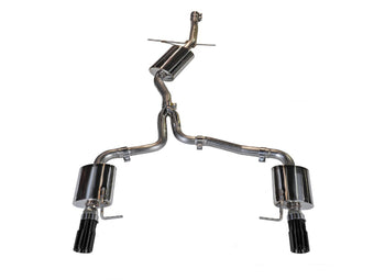 compare product AWE Tuning Audi B8 A5 2.0T Touring Edition Exhaust - Dual Outlet Diamond Black Tips