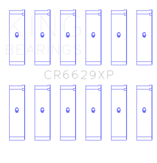 King Engine Bearings Nissan TB48DE/TB45E/TB42 Set of 6