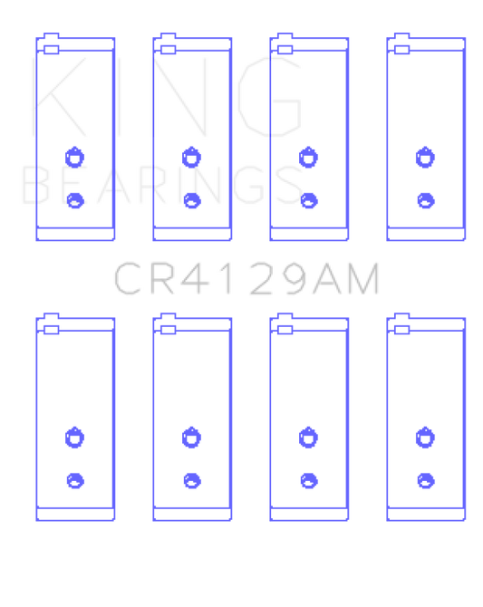 King Engine Bearings Toyota 18R/21R (Size +1.0) Connecting Rod Bearing Set