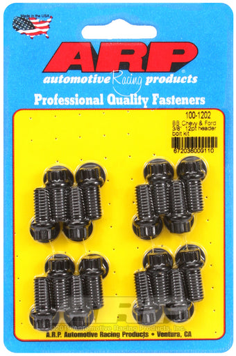 compare product ARP BB Chevy & Ford 3/8in 12pt Header Bolt Kit