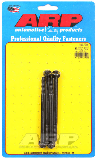 compare product ARP Merlin block, Brodix head SB  hex valve cover bolt kit