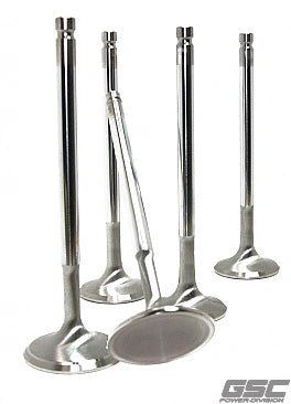 GSC P-D Subaru Subaru EJ205/EJ207/EJ257 Chrome Polished Exhaust Valve - 33mm Head (+1mm) - Single